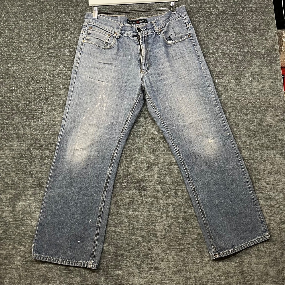 Beverly Hills Polo Club Jeans Men's Blue Denim Straight Leg Classic - 34x30